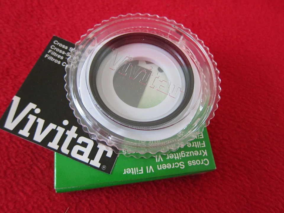 VIVITAR 52MM CROSS SCREEN (CS VI) Filter In Case -- Brand New made in Japan - Image 2 of 4