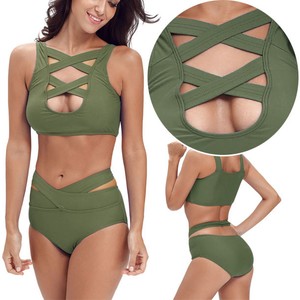bathing suit criss cross top