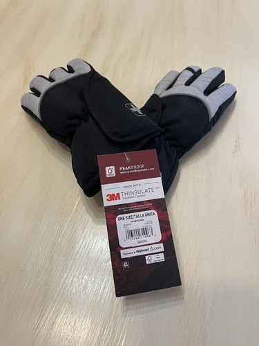 Swiss Tech Performance Gear Peak Technology Kids Ski Gloves Gloves One Size - Picture 5 of 6