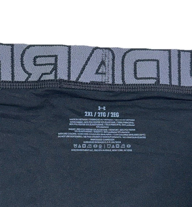 Under Armour Boxerjoc Men Underwear 6" Size XXL, Black, Pack of 3 - Image 3 of 4