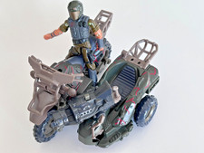 GI JOE ROC figurine cobra viper V6 SIDE CAR CYCLE COBRA VENOM action figure 2002