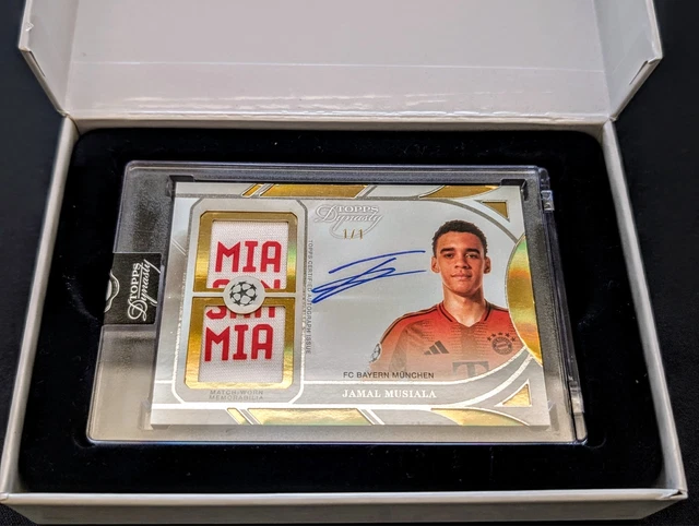 Topps Dynasty Jamal Musiala Dual Patch Autogramm 1/1 – FC Bayern München
