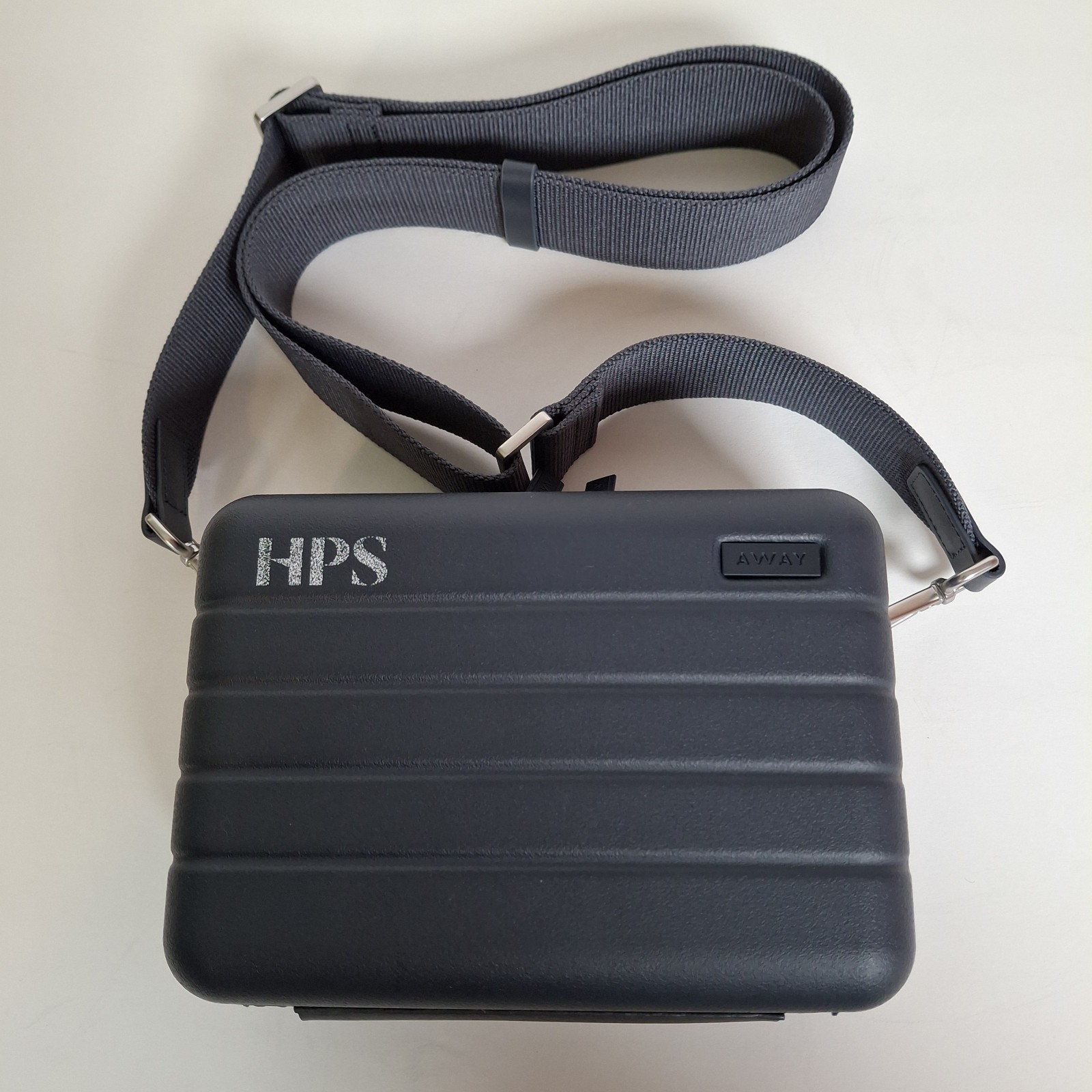 Away Travel Hard Shell Crossbody Bag Blue Strap Zip Around LB0724