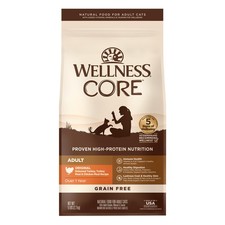 Wellness Core Natural Grain Free Dry Cat Food Original Recipe 5 Pound Bag
