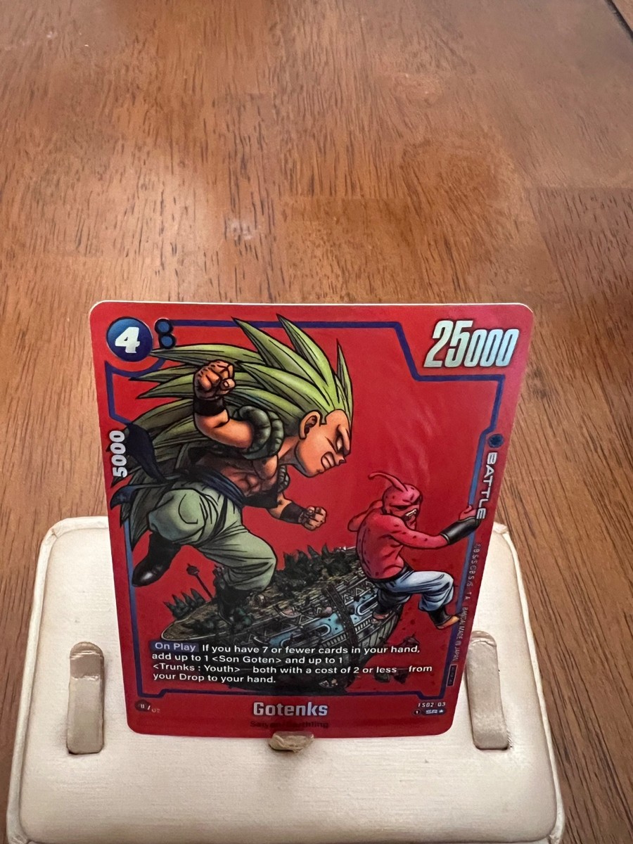 Dragon Ball TCG Card Gotenks FS02-03 SR Limited Pack Manga Version