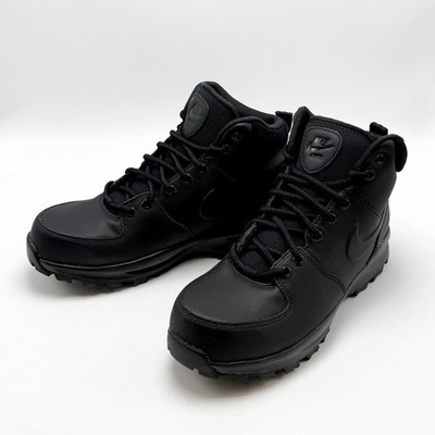 NEW* Men Nike Manoa Leather Boots Black / Black (HF7095 001) 👍 | eBay