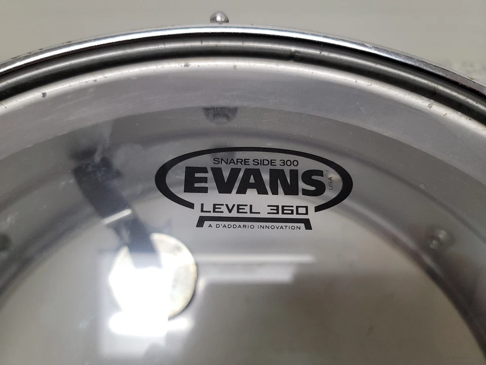 Винтажный малый барабан Ludwig Acrolite синий/оливковый значок 14 x 5 дюймов - Изображение 4 из 4