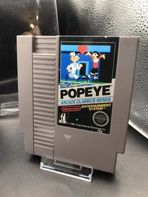 The Original Popeye Arcade Classics Series - Bandai / Nintendo NES HOL - Complet