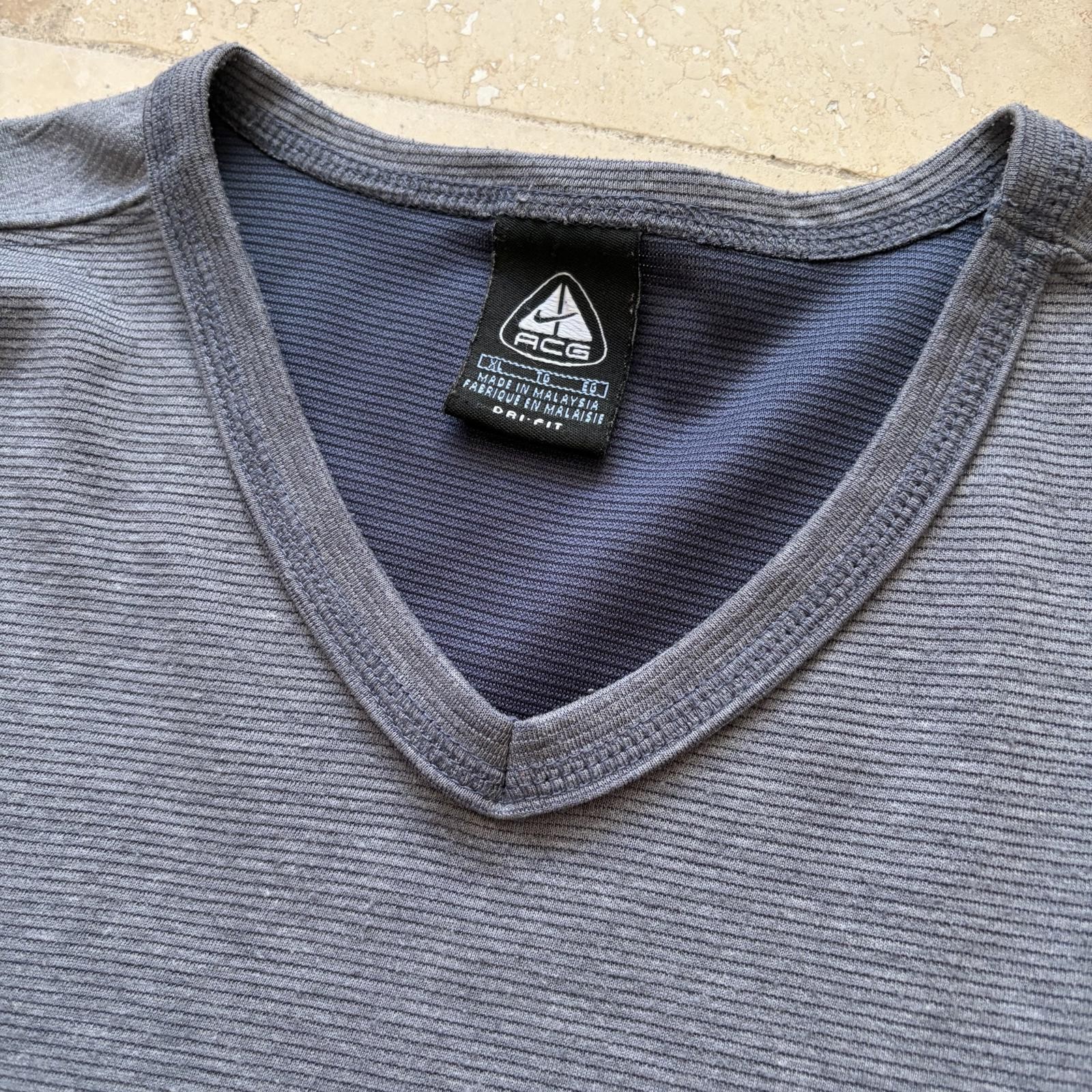 Vintage Nike ACG Shirt Pullover Long Sleeve Pocket Dri-FIT Outdoor Men's Size XL thumbnail 3