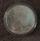 ONE ( 1 ) 1oz .999 Fine Silver Eagle | 1994 | HEAVILY TONED- Stacker Bullion