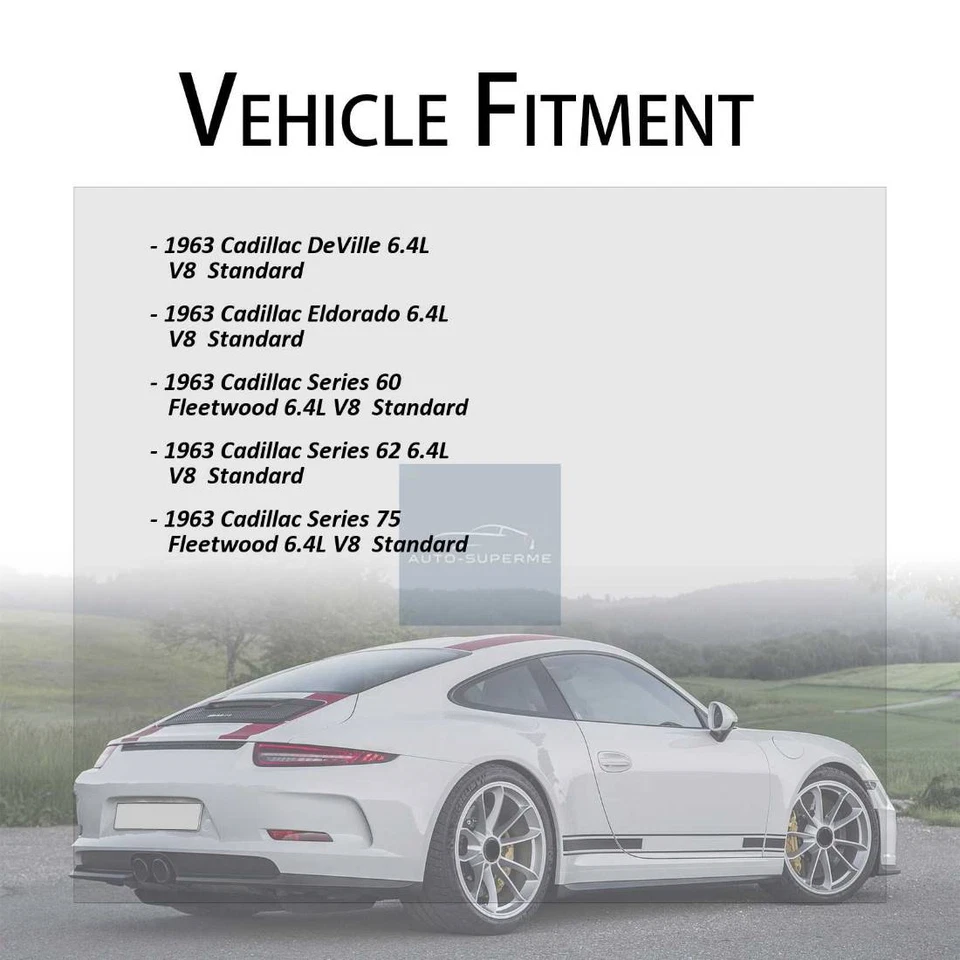 Termostato de refrigerante de motor para Cadillac Series 62 7,0 L 1964 Foto 4 de 4