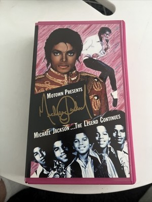 VHS ''MICHAEL JACKSON - THE LEGEND CONTINUES''