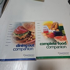 WEIGHT WATCHERS 2003 COMPLETE FOOD COMPANION Flex Points DINING OUT Lot of 2
