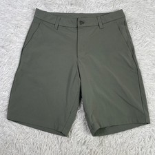 Lululemon Shorts Mens 30 Green Comission Classic Fit 9" Warpstream Stretch Men