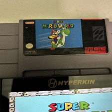 Super Mario World (Super Nintendo SNES, 1991) Authentic Tested OEM