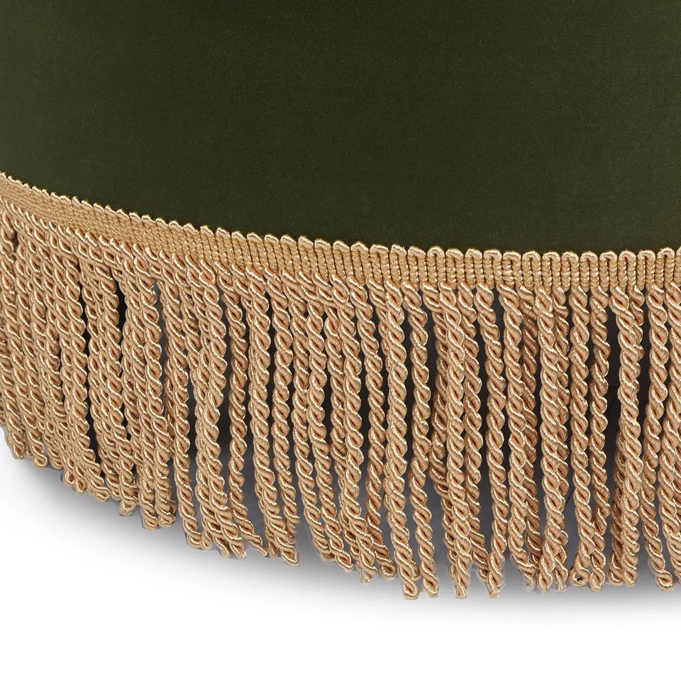 Yolanda 24" Round Upholstered Accent Ottoman, Medium - Image 4 of 4