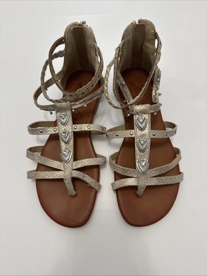 Jellypop MAYARI J166ESN  Gold /Silver Snake SM790 Size 6 WOMENS Sandals