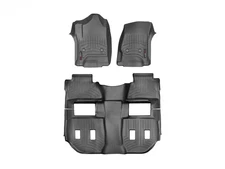 WeatherTech FloorLiner for 2015-2020 Cadillac Escalade ESV - Full Set, Black