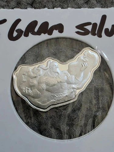 Pan Silver Company 5 Gram .999 Fine Silver Aladdin Genie