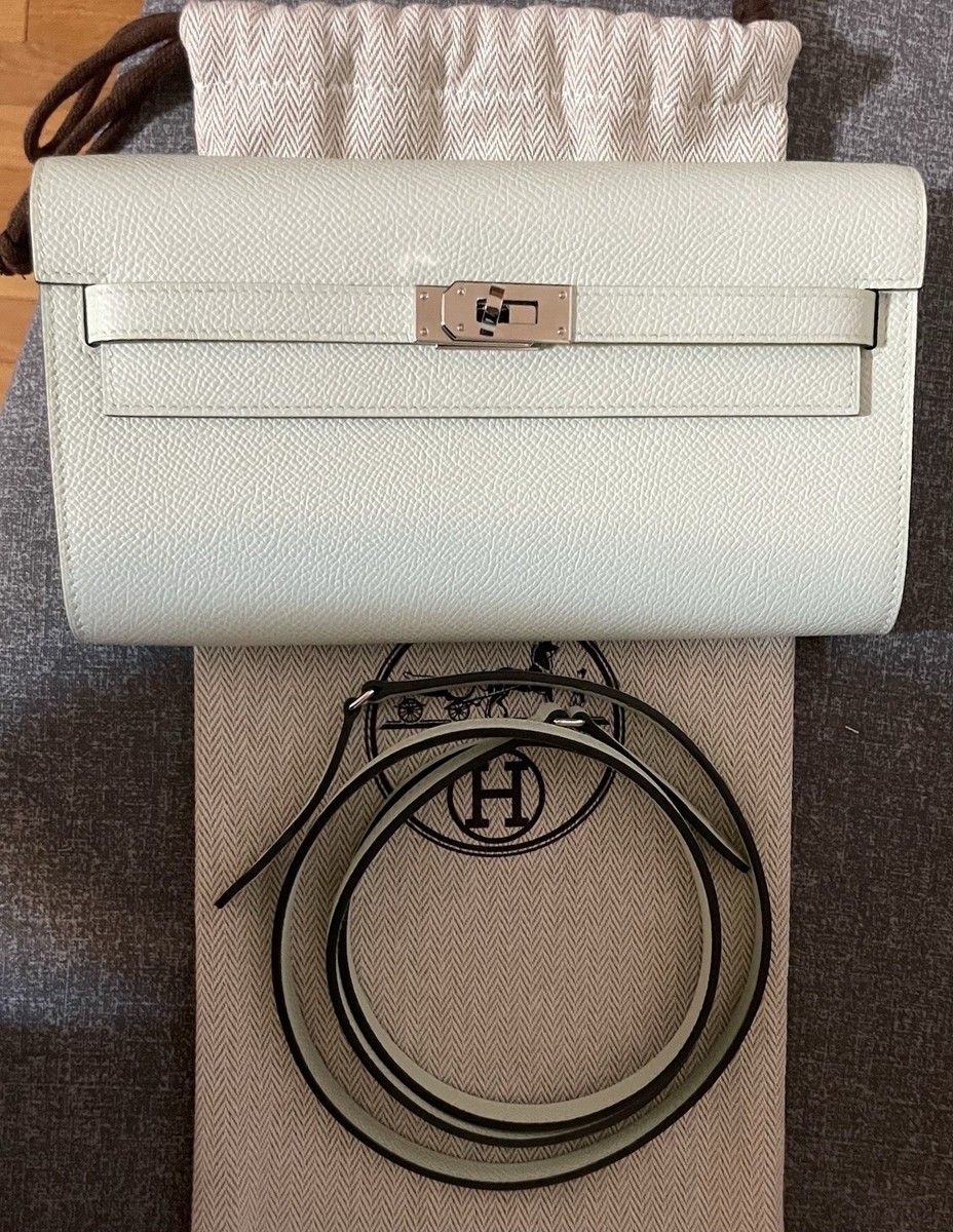 Hermes Kelly Wallet To Go Color Vert Fizz Epson Leather