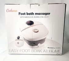 Collapsible Foot Spa Bath Massager with Heat, Bubbles, Pedicure Foot Spa B2 