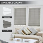 FAUX WOOD VENETIAN STRING BLIND WOODEN WINDOW BLINDS 5OMM SLATS TRIMMABLE UK