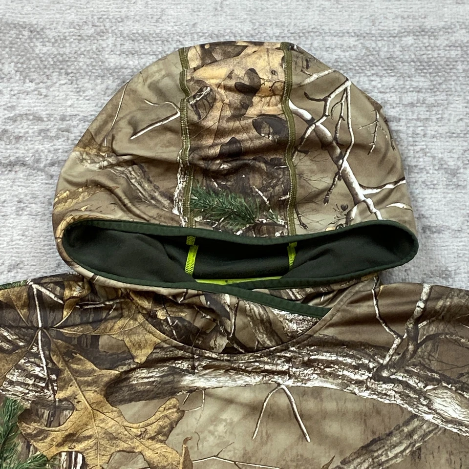 Under Armour Camouflage Hunting Scent Control Hoodie 2XL XXL Brown Performance - Image 3 of 4