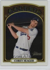 2021 Topps Heritage Chrome 777/999 Corey Seager #403 14n5