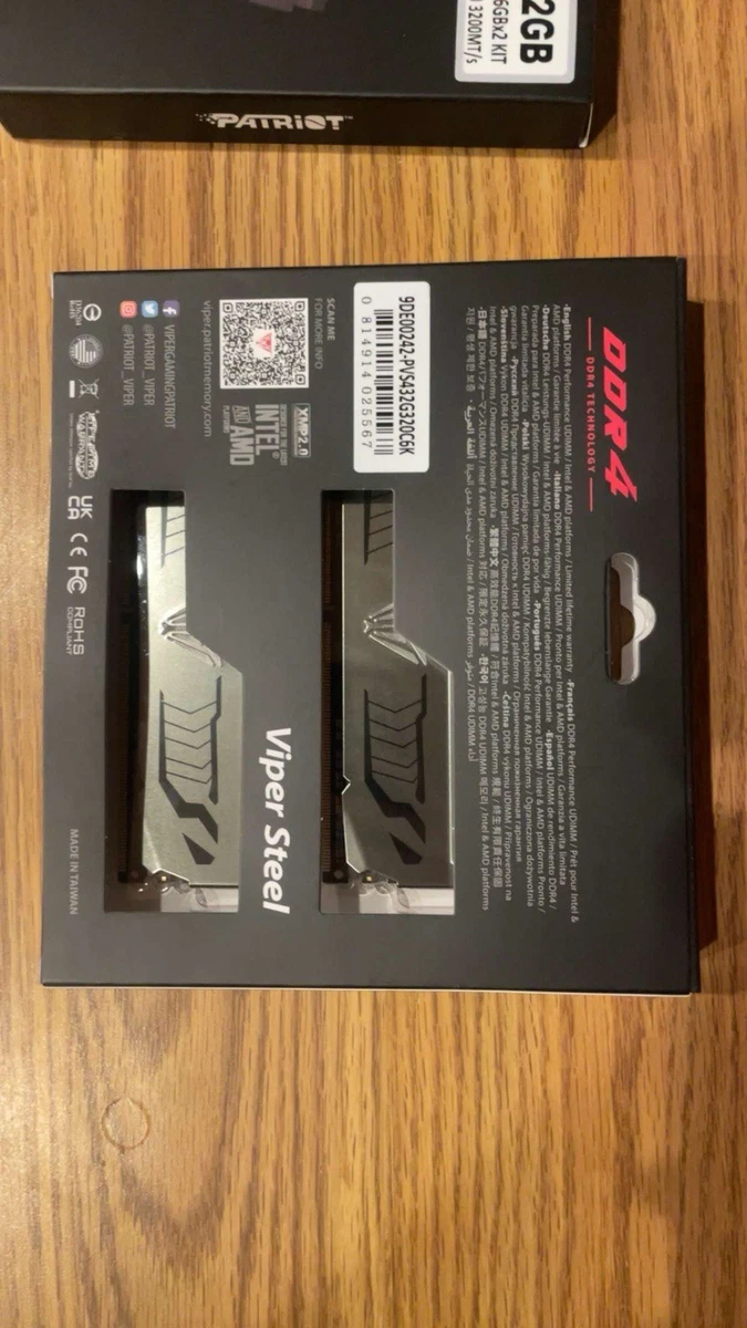 Las mejores ofertas en Equipo de RAM 8 GB de capacidad por módulo