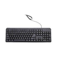 iMicro 104-Key Wired USB English Keyboard Black 