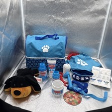 Melissa  Doug Examine and Treat Pet Vet Play Set 15 Piece Animal Doc And Case