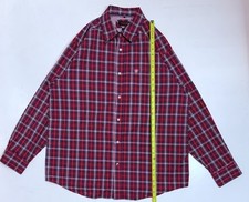 Ariat Pro Series Vented Button Down Plaid Shirt Men's Size XL Red/Blue/White