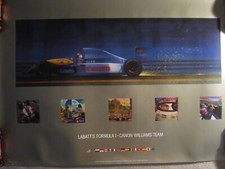 Williams / LaBatts Formula One Poster from Canada.  Mansell  & Patresse?