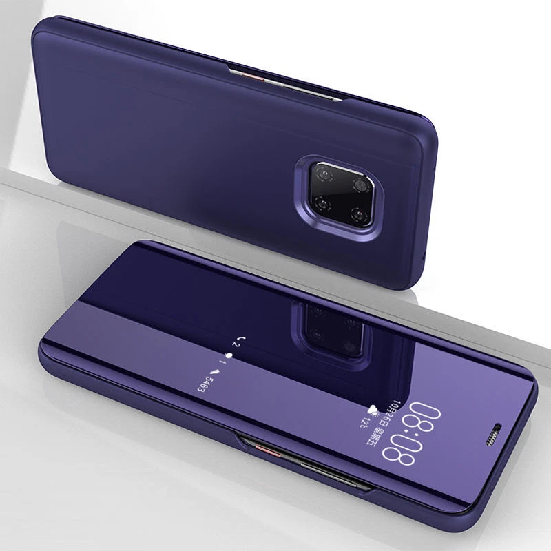 HOT For Huawei Mate 20 P40 Pro P30 Lite Smart Mirror Flip Slim Back Case Cover - Image 4 of 4