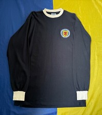 SCOTLAND 1967-1971 HOME SOCCER JERSEY FOOTBALL SHIRT RETRO SCORE DRAW Sz. XL