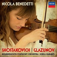 Shostakovich: Violin Concerto No.1; Glazunov: Violin Concerto, Benedetti/Karabit