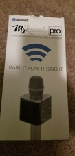 My Karaoke Pro 2-in-1 Wireless Bluetooth Microphone  Speaker Black