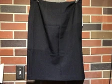 JONES STUDIO Separates Women Size 8 Black Side Zip Straight Lined~NWT