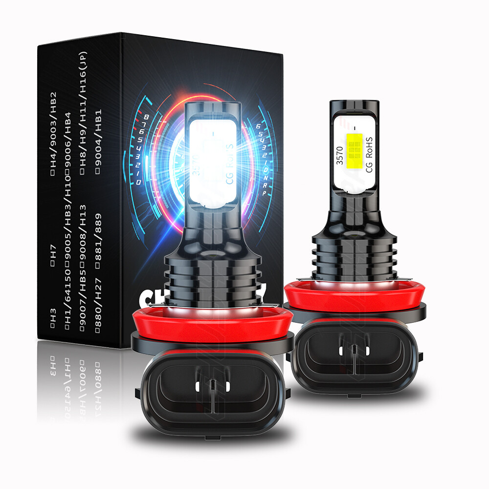 For Saab 9-5 2006-2009 LED Fog/Driving Light Bulbs H11 Fog Lights