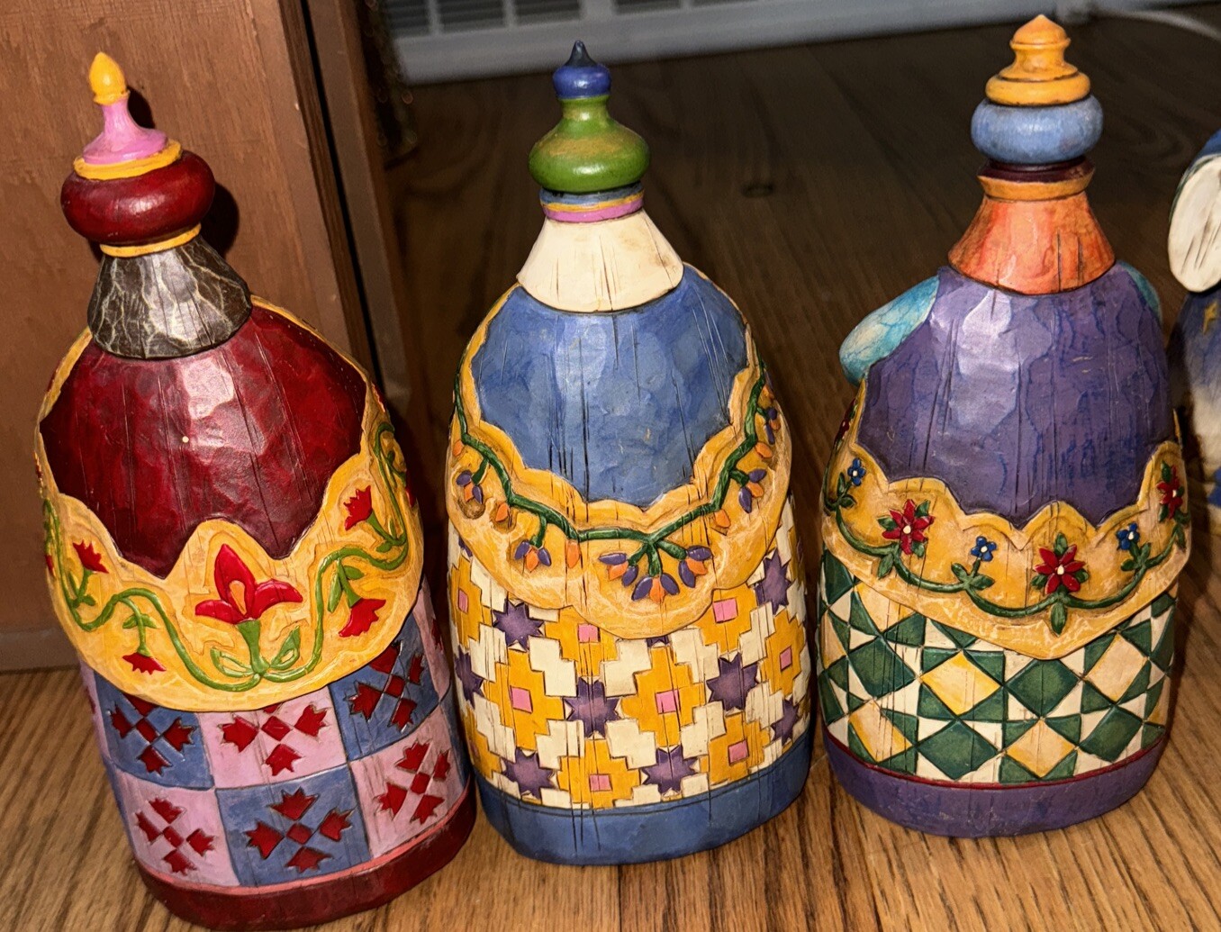 2003 Jim Shore Nativity Set w/ Manger Heartwood Creek 10 Piece