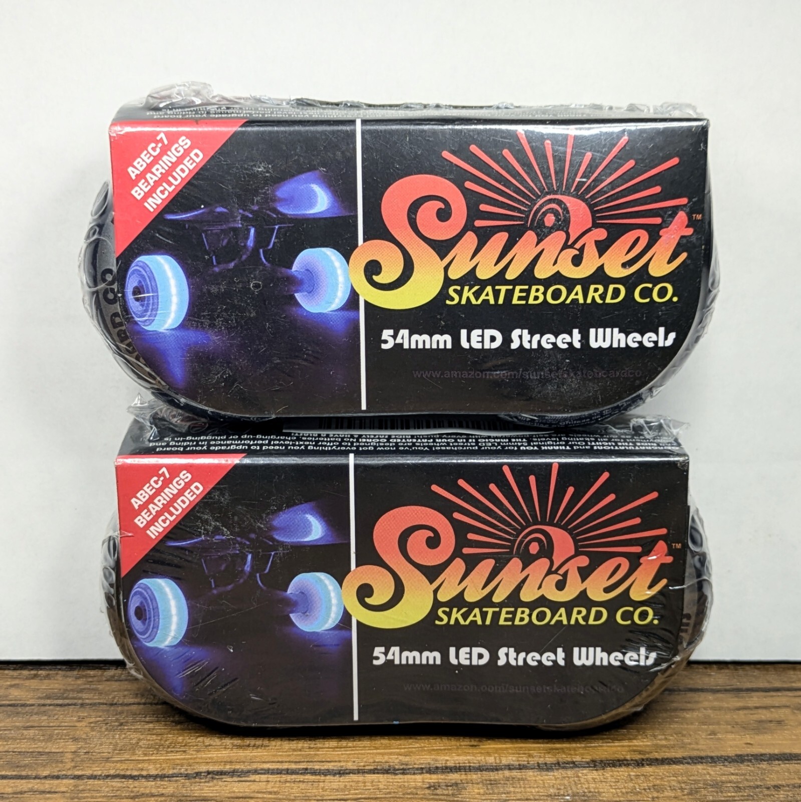 4 Led Street Wheels, Abec-7 Bearings Included