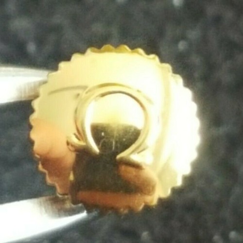 Omega Dustproof Crown, Gold Plated, Part Number 22020 - Picture 4 of 12