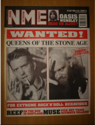 NME 2000 JUL 29 QUEENS OF THE STONE AGE REEF MUSE OASIS