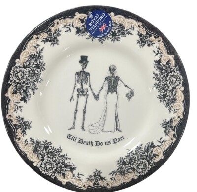 X4 Royal Stafford Skeleton Bride Groom Till Death Do Us Part