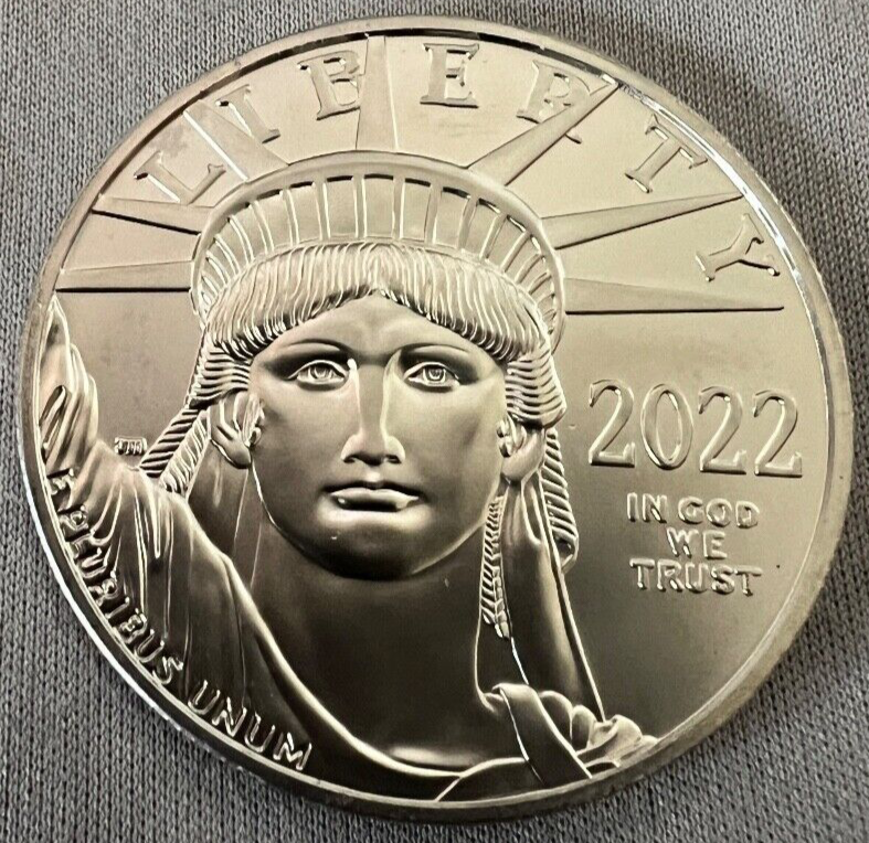 2022 American 1 Oz .9995 Fine Platinum Eagle $100 Coin BU | eBay