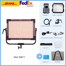 Nanlite Alien 300C RGB LED Panel Fill Light 2700-12000K RGBWW Color APP Control