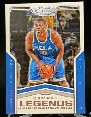 2020-21 Contenders Draft Picks Campus Legends #34 Russell Westbrook UCLA