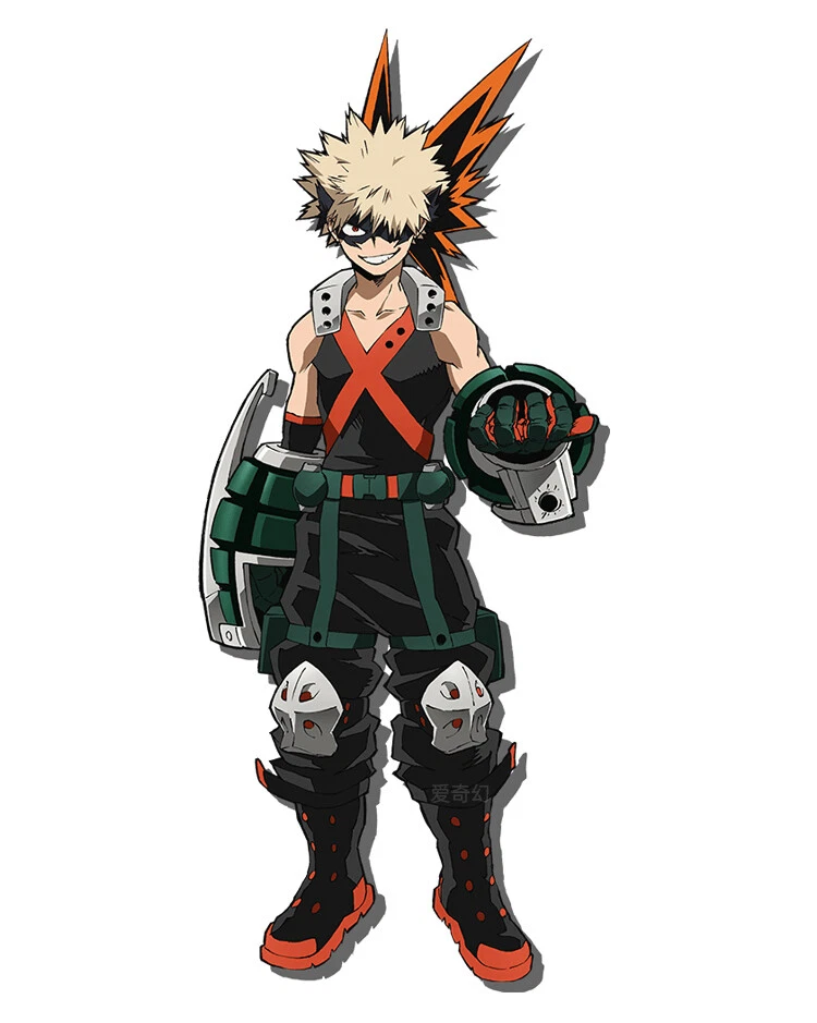 My Hero Academia Bakugou Katsuki Cosplay Arm Armor A Pair Grenade Sleeves Props - Image 2 of 3