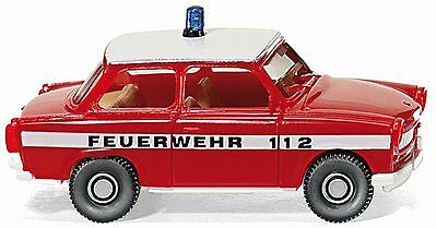 Wiking 86124 Escala HO Trabant 601 S - Montado -- Cuerpo de Bomberos | Zustand: New