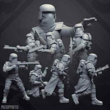 Union Extraction Troop (8) - Star Wars Legion Scale/Roleplay resin miniatures SF